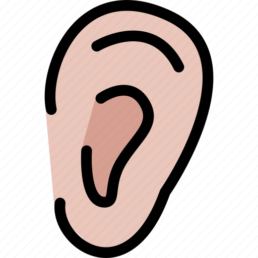 Ear, hear, interaction, listen icon - Download on Iconfinder