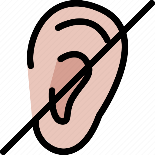 Ear, hear, hide, interaction, listen icon - Download on Iconfinder