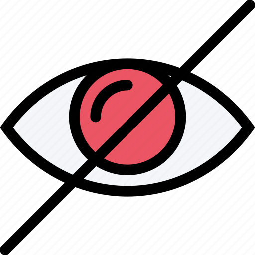 Eye, hide, invisible, view, vision icon - Download on Iconfinder