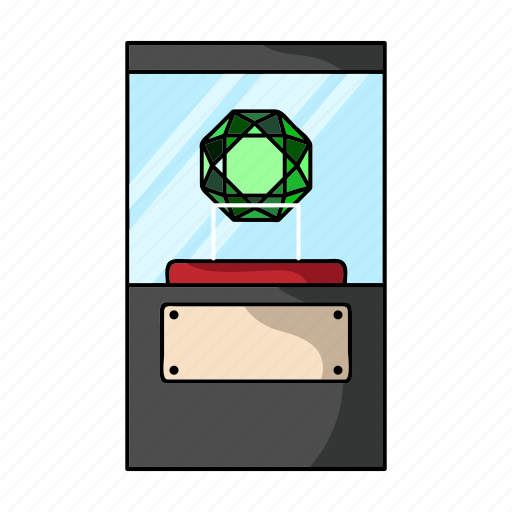 Diamond, exhibit, exhibition, jewel, museum, object, sights icon - Download on Iconfinder
