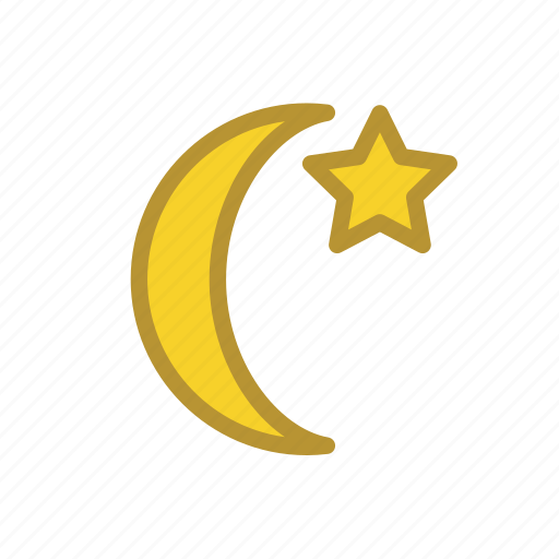 Forecast, moon, night, star, weather icon - Download on Iconfinder