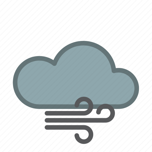 Cloud, cold, forecast, snow, weather, wind icon - Download on Iconfinder