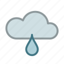 cloud, drop, forecast, rain, raining, weather, wet