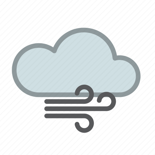 Cloud, cold, forecast, storm, weather, wind icon - Download on Iconfinder