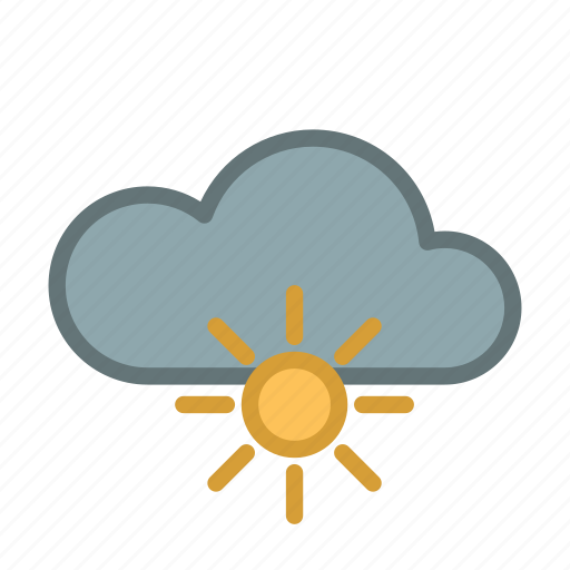 Cloud, forecast, sun, sunny, warm, weather icon - Download on Iconfinder