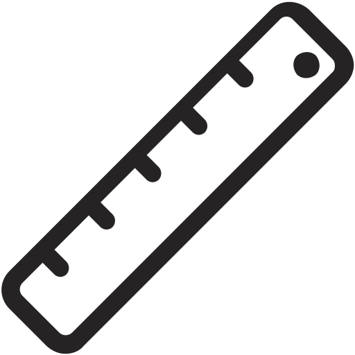 Ruler Measure Measurements Scale Icon Free Download