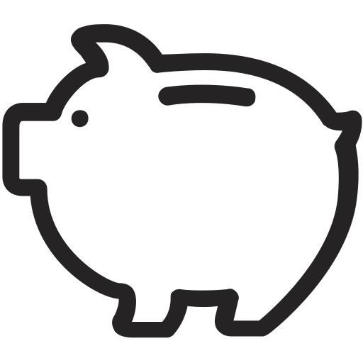 Save, savings, earn, money, guardar icon - Free download