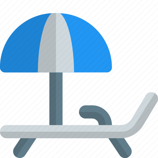 Beach, chair, umbrella icon - Download on Iconfinder