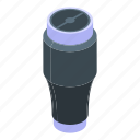 water, thermo, cup, isometric