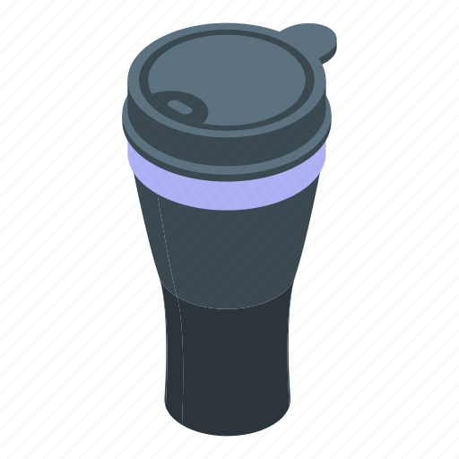 Thermo, cup, isometric icon - Download on Iconfinder