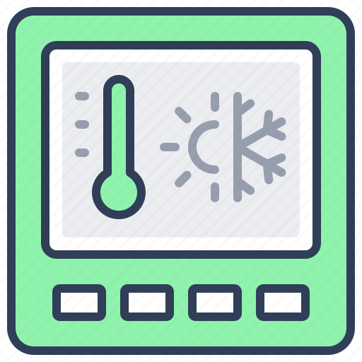 Thermostat, climate, temperature, smart, home, electronics icon - Download on Iconfinder