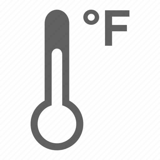 Degree, fahrenheit, forecast, temperature, thermometer, weather, hot icon - Download on Iconfinder