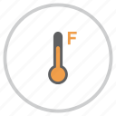 fahrenheit, forecast, temperature, thermometer, weather, measurement, reading 
