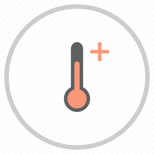 Forecast, temperature, thermometer, weather, add, reading, increase icon - Download on Iconfinder