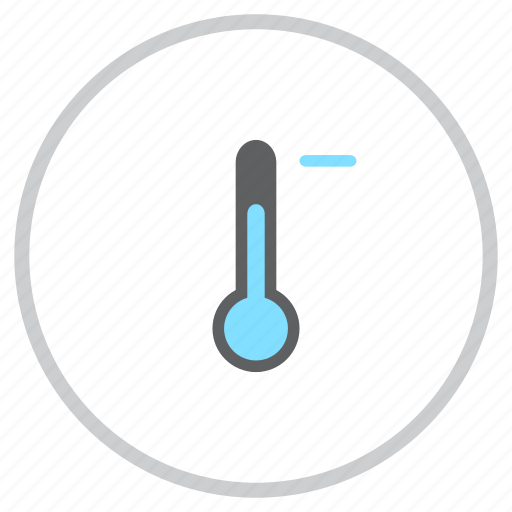 Cold, forecast, minus, temperature, thermometer, weather, reading icon - Download on Iconfinder