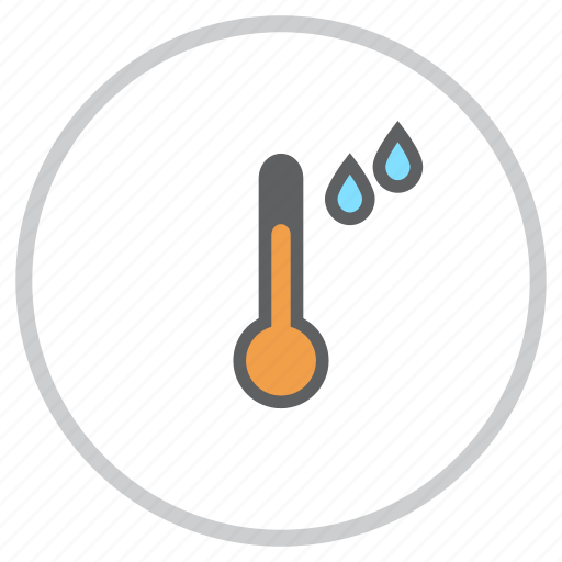 Forecast, rainy, temperature, thermometer, weather, rain, rainfall icon - Download on Iconfinder
