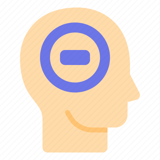 Head, mind, negative, thinker, thinking icon - Download on Iconfinder