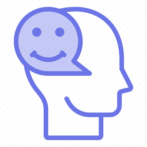 Happy, head, mind, thinker, thinking icon - Download on Iconfinder