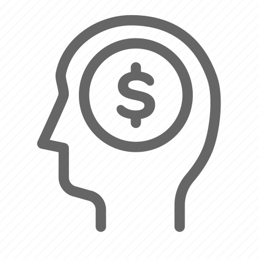 Coin, dollar, money, thinking, finance, payment icon - Download on Iconfinder