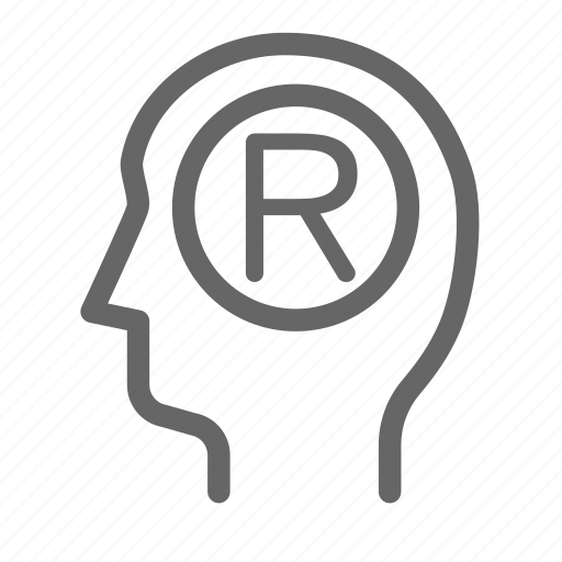 Copyright, reserve, thinking icon - Download on Iconfinder