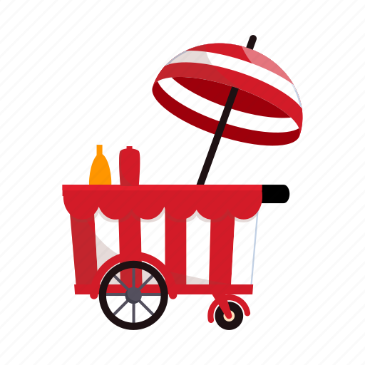 Counter, food, hot dog, kiosk, stall, street vending icon - Download on Iconfinder