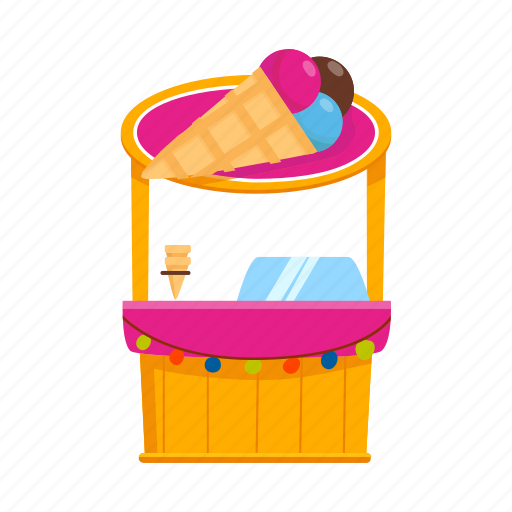 Counter, ice cream, kiosk, stall, street vending, sweets icon - Download on Iconfinder