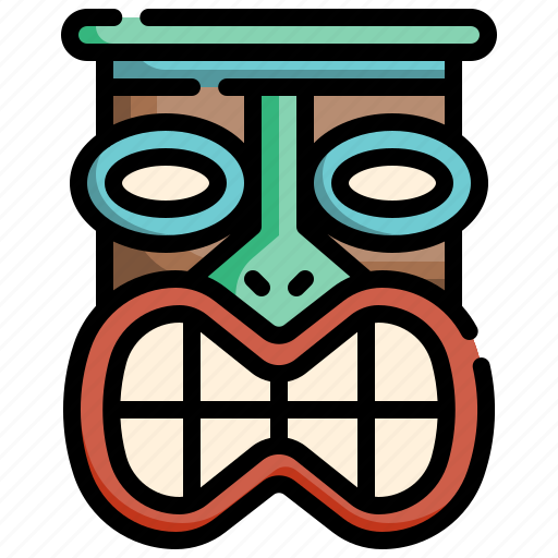 Tikiheadmask, head, mask, tribe, tiki icon - Download on Iconfinder