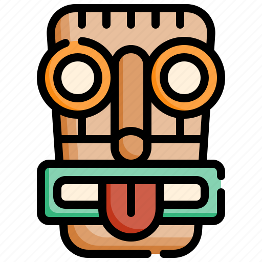 Tikiheadmask, head, tiki, mask, tribe icon - Download on Iconfinder