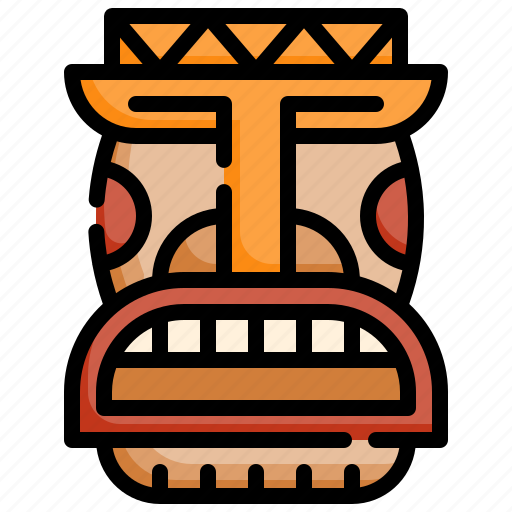 Tikiheadmask, mask, tiki, head, tribe icon - Download on Iconfinder