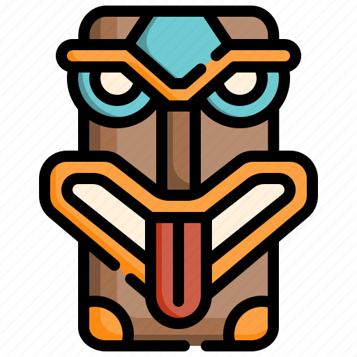 Tikiheadmask, tribe, tiki, head, mask icon - Download on Iconfinder