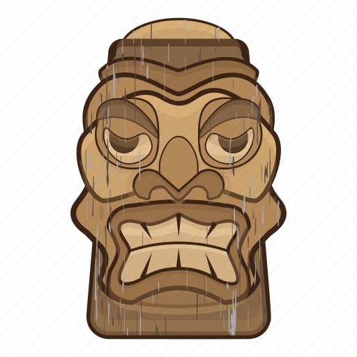 Beach, cartoon, idol, party, tattoo, totem, tribal icon - Download on Iconfinder