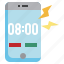 time, phone, alarm, clock, circular, date 