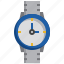 time, wristwatch, circular, midnight, watch 