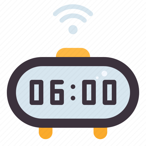 Digital, alarm, clock, time, date, wake, up icon - Download on Iconfinder
