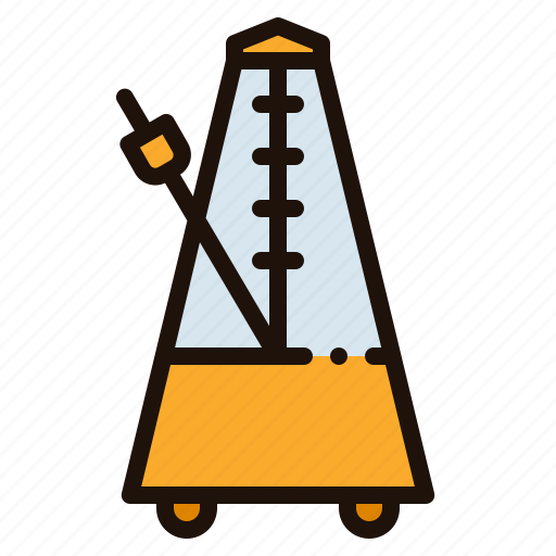 Metronome, time, rhythm, tempo, electronics, beat, music icon - Download on Iconfinder