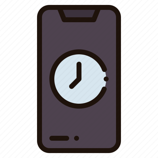 Smartphone, time, date, administration, organization, digital, clock icon - Download on Iconfinder