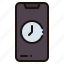 smartphone, time, date, administration, organization, digital, clock 