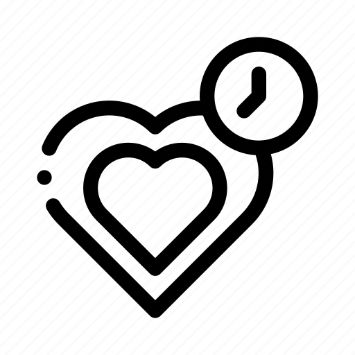 Valentines, lifespan, clock, love, heart icon - Download on Iconfinder