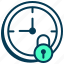 clock, safe, security, session time, time 