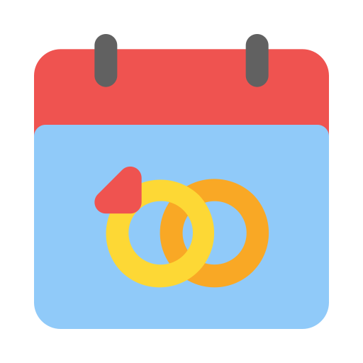 Wedding, day, event, calendar, schedule, ring, time icon - Download on Iconfinder