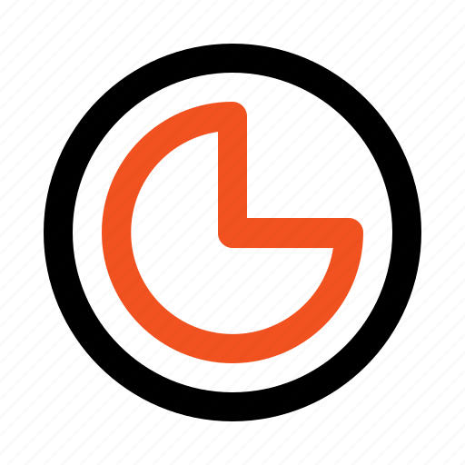 Three, quarters, minutes, hour, clock, time, and icon - Download on Iconfinder
