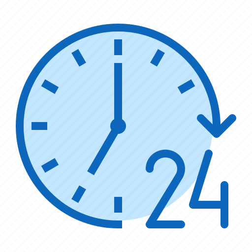 24hr, around, clock, the, time icon - Download on Iconfinder