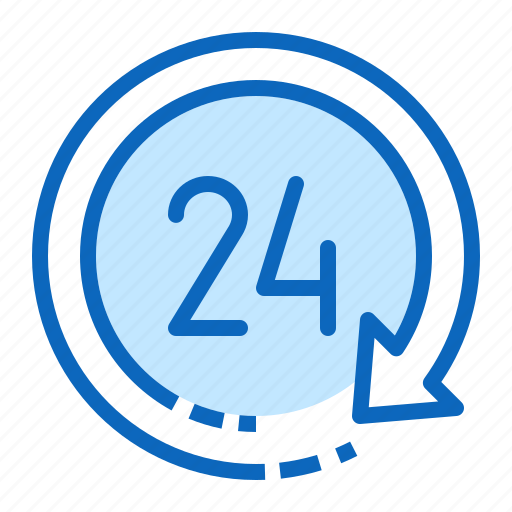 24hr, around, clock, the, time icon - Download on Iconfinder