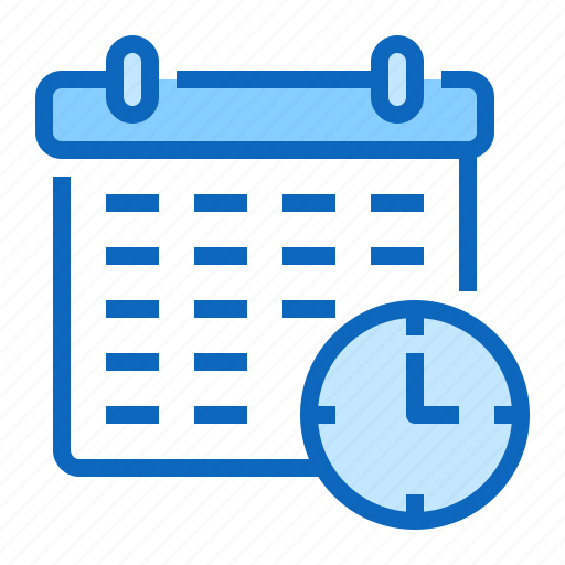 Calendar, clock, date, management, time icon - Download on Iconfinder