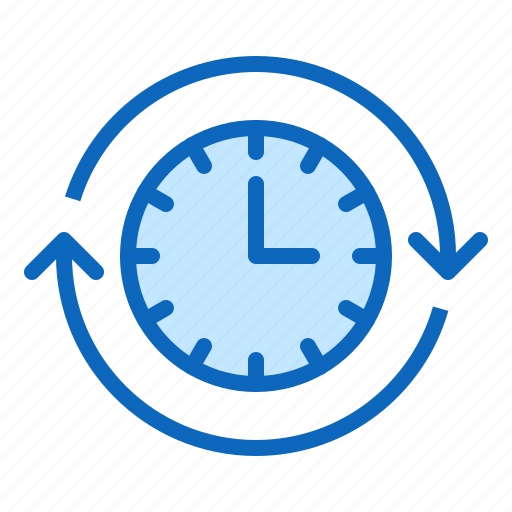 Clock, date, management, nonstop, time icon - Download on Iconfinder