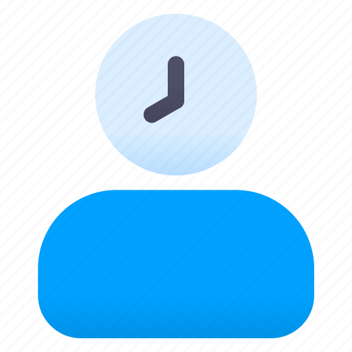 People, time, clock, avatar icon - Download on Iconfinder
