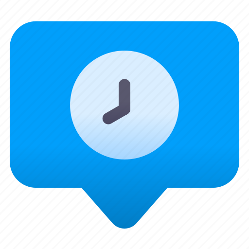 Message, time, chat, clock, mail icon - Download on Iconfinder