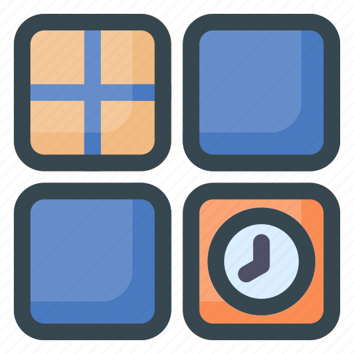 Widget, time, clock, watch, timer, alarm, schedule icon - Download on Iconfinder