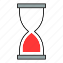 clock, hourglass, time, timer