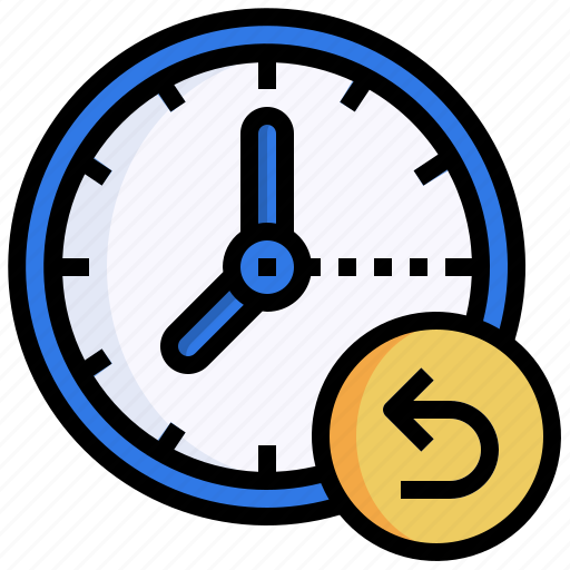 Back, reverse, time, date, clock icon - Download on Iconfinder